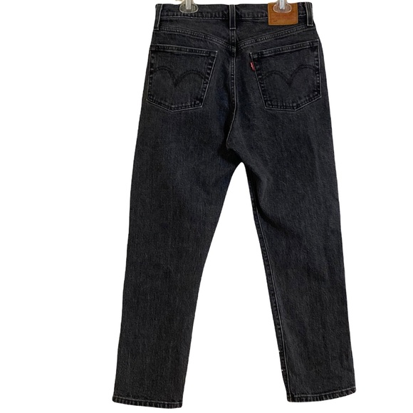 Levi’s 501 Cropped Studded 5 Pocket Button Fly Jeans Size 26x26 - Picture 2 of 13